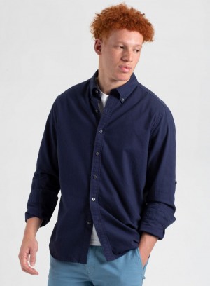 Camasa Ben Sherman St. Ives Resort Oxford Indigo Bleumarin | 462-ENDIXF