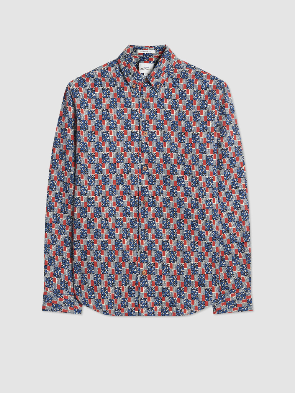 Camasa Ben Sherman 1950s Checkerboard Indigo | 974-HIFNPO