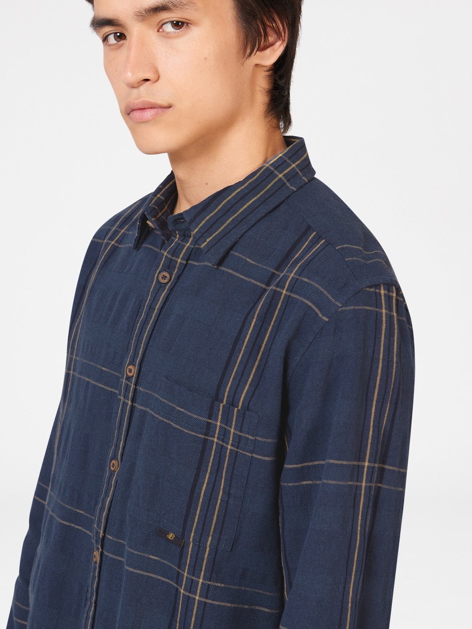 Camasa Ben Sherman B by Ben Sherman Indigo Check Indigo | 435-ROGBVA