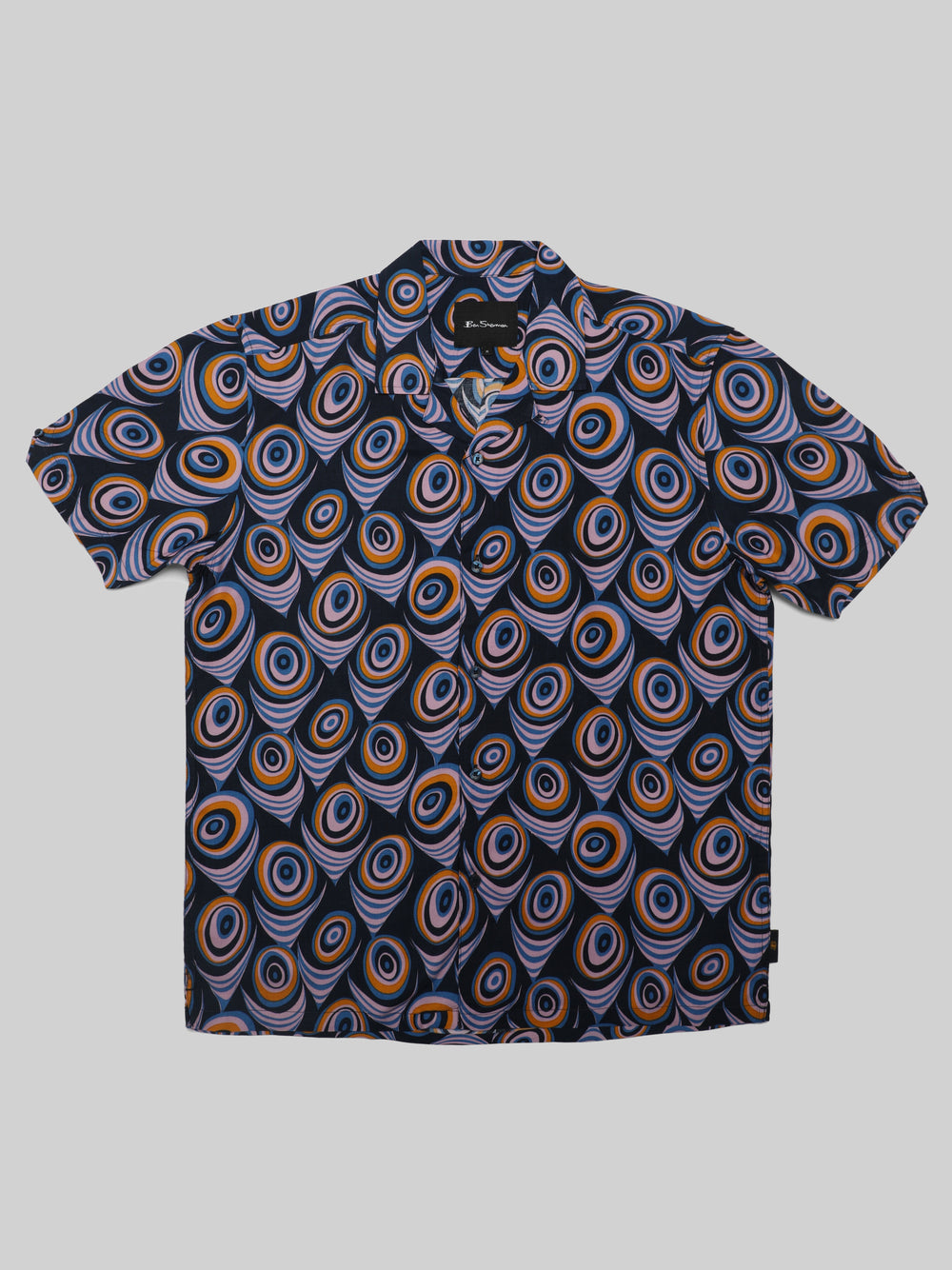 Camasa Ben Sherman B by Ben Sherman Psychedelic Print Violet | 148-REUYHQ