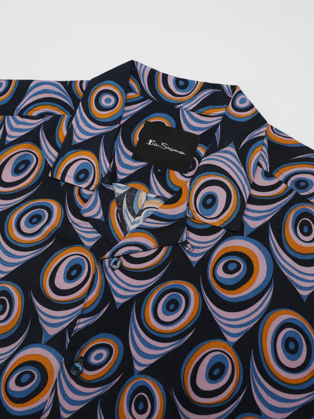 Camasa Ben Sherman B by Ben Sherman Psychedelic Print Violet | 148-REUYHQ