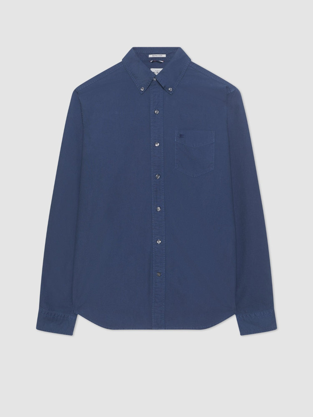 Camasa Ben Sherman Beatnik Oxford Garment Dye Indigo | 084-DFAKXQ