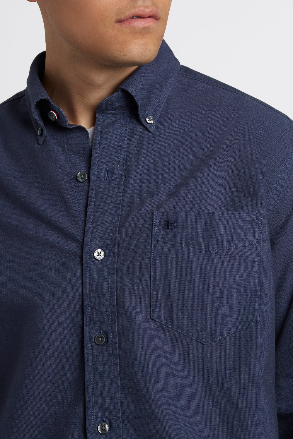 Camasa Ben Sherman Beatnik Oxford Garment Dye Indigo | 084-DFAKXQ