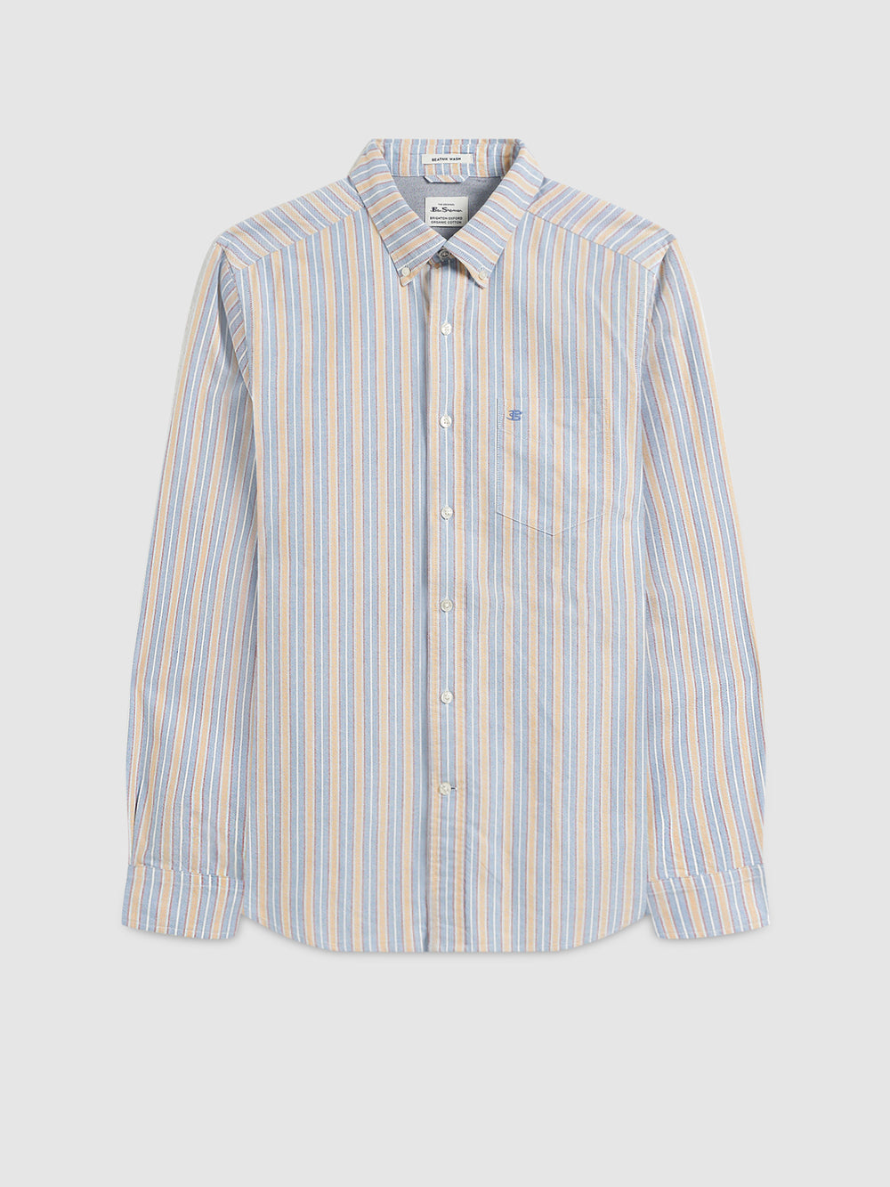 Camasa Ben Sherman Brighton Oxford Organic Albastri Colorati | 581-MTWLFK