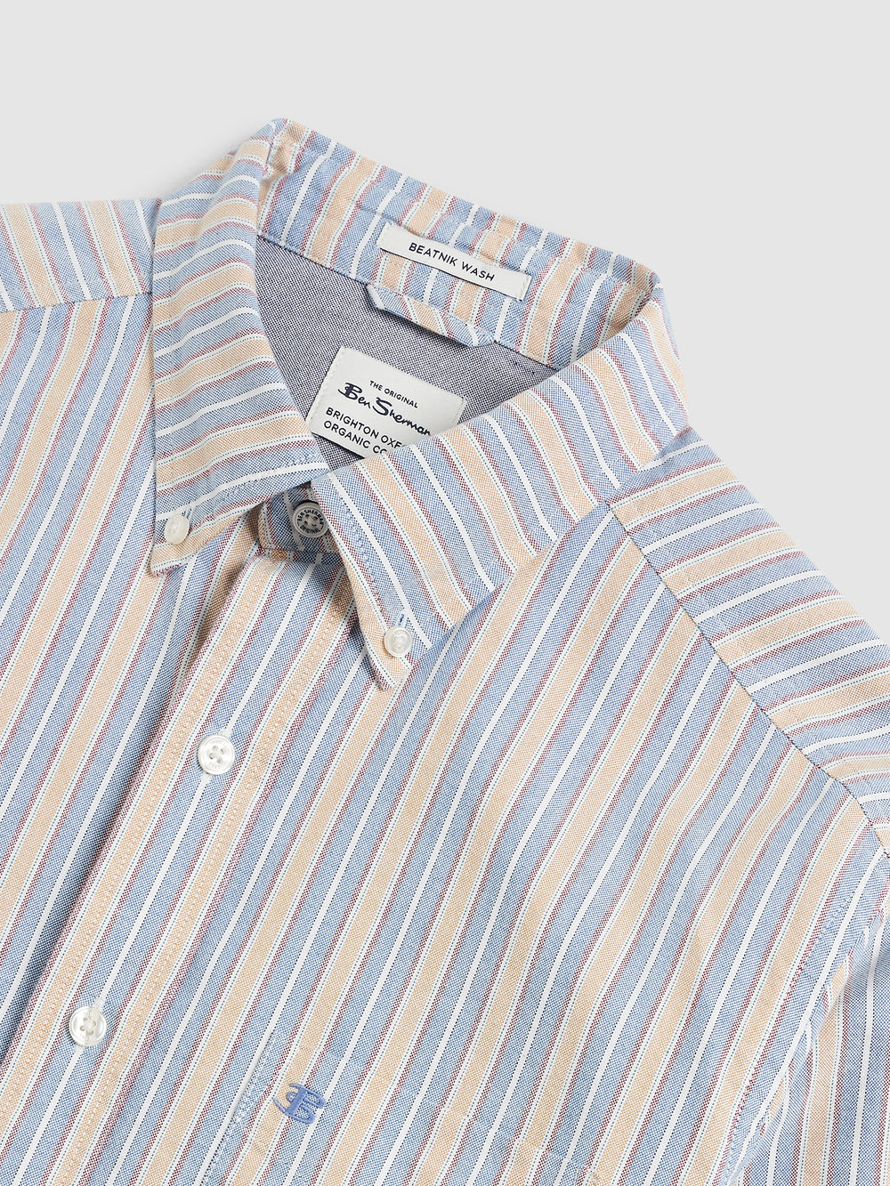 Camasa Ben Sherman Brighton Oxford Organic Albastri Colorati | 581-MTWLFK