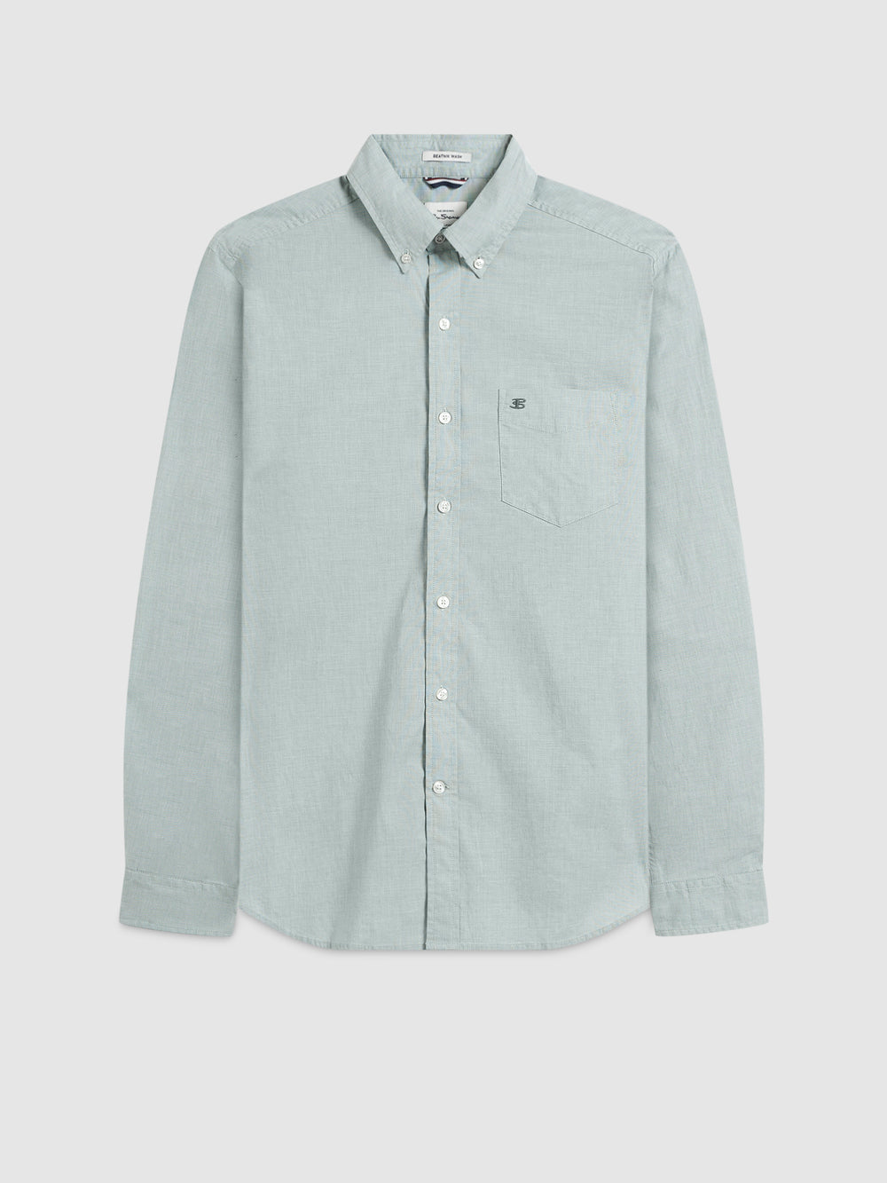 Camasa Ben Sherman Brighton Oxford Organic Green Verzi | 523-GIKCOP