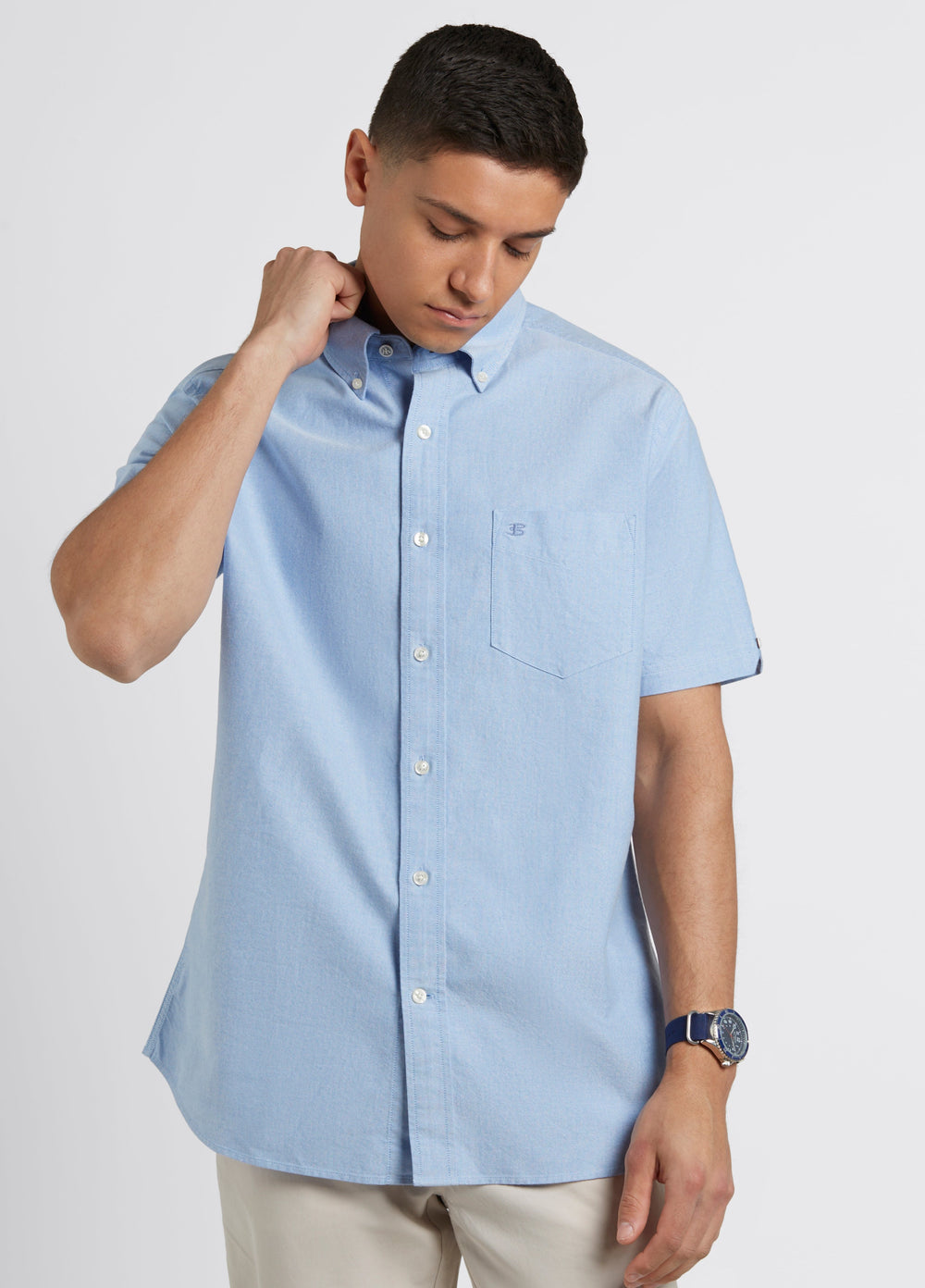 Camasa Ben Sherman Brighton Oxford Organic Albastri | 810-UWBCXS