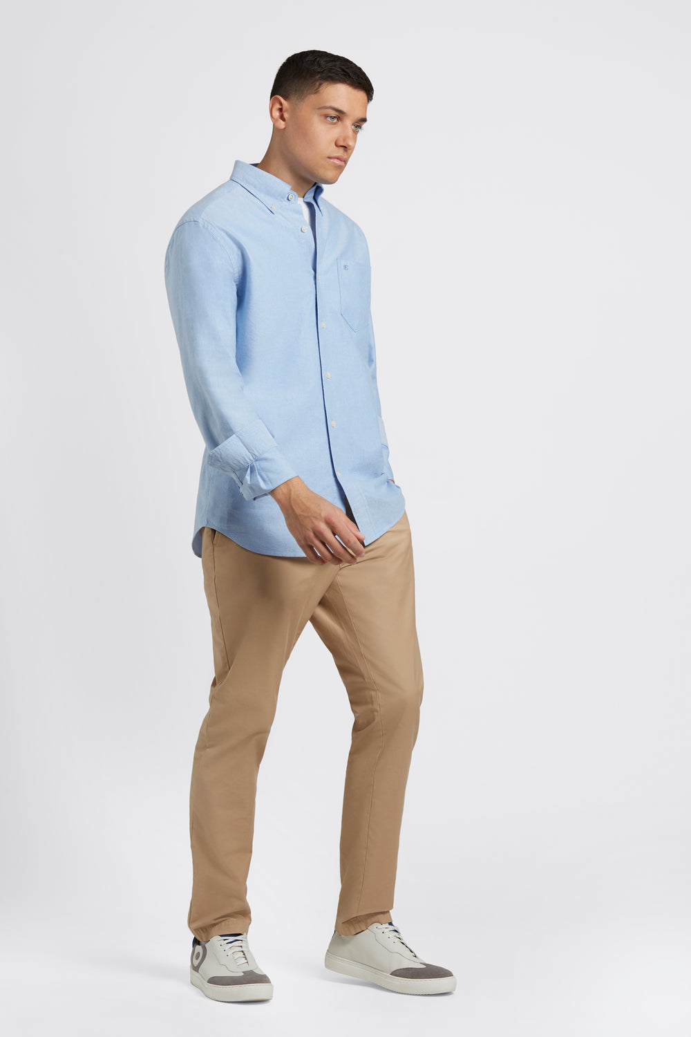 Camasa Ben Sherman Brighton Oxford Organic Albastri | 694-OTGWRS