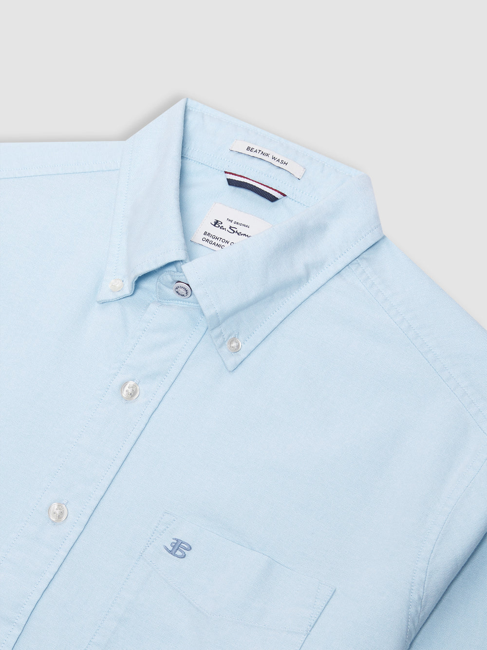 Camasa Ben Sherman Brighton Oxford Organic Albastri | 028-OBPJAY