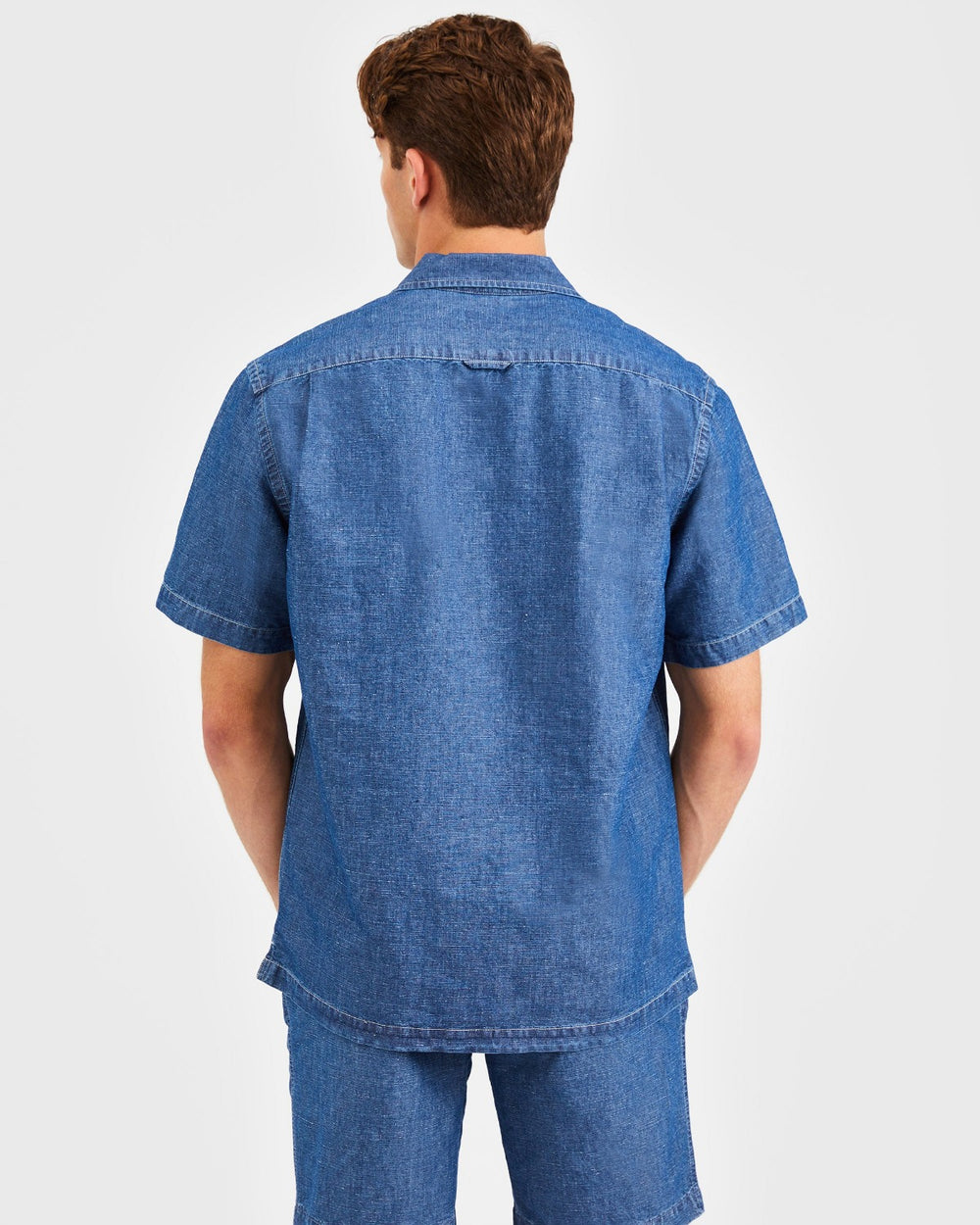 Camasa Ben Sherman Hastings Garment Dye Chambray Indigo | 085-BRYXAL