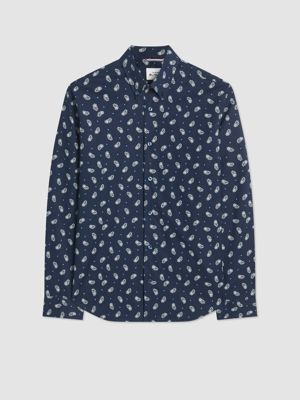 Camasa Ben Sherman Micro Paisley Bleumarin | 569-RTNBFL