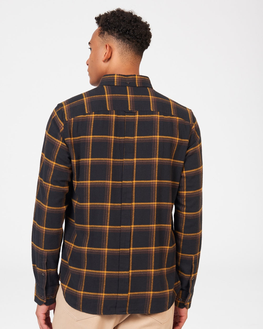 Camasa Ben Sherman Oversized Brushed Check Negrii | 918-OQRFCX