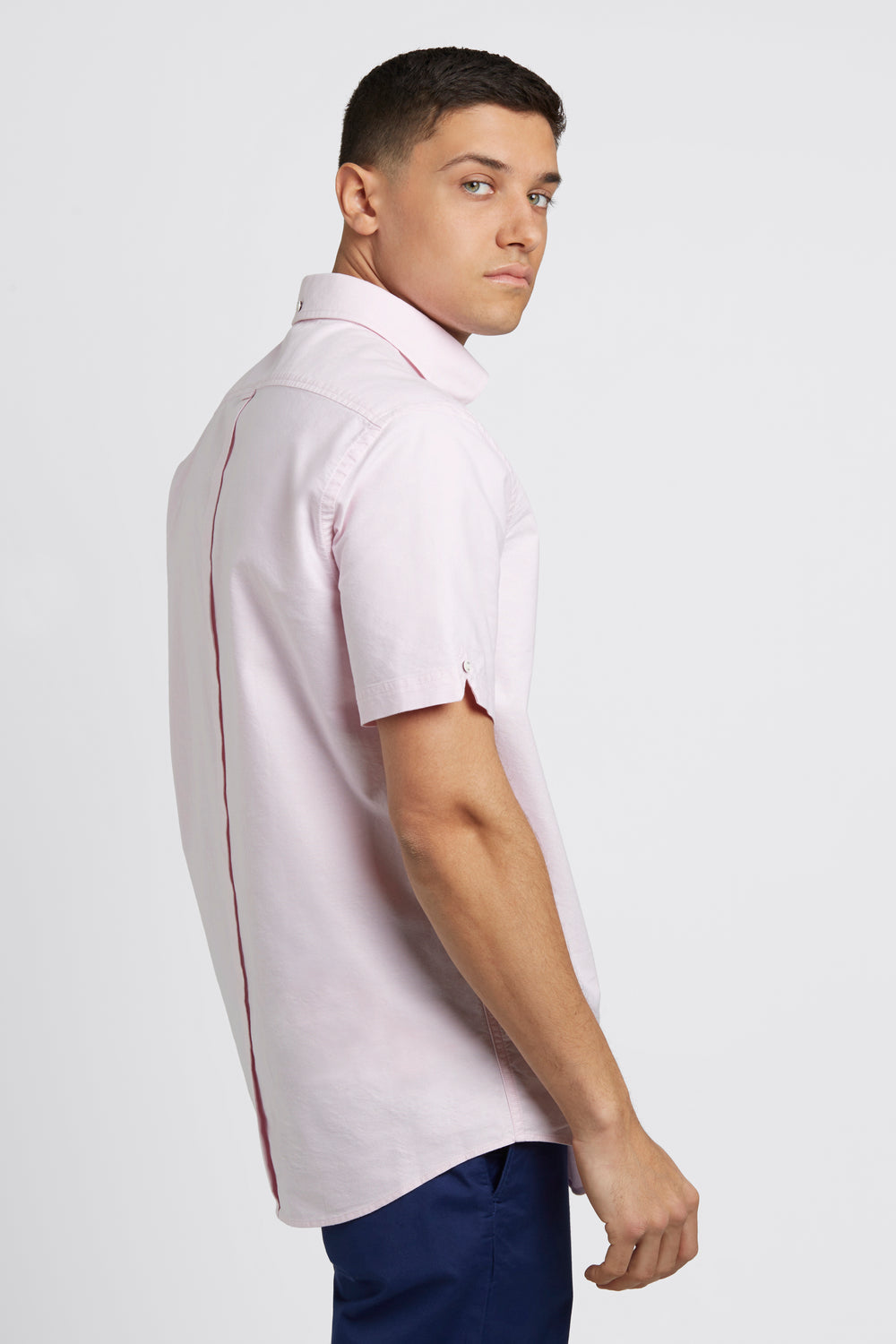 Camasa Ben Sherman Short Sleeve Brighton Oxford Organic Roz | 205-WYJRXL