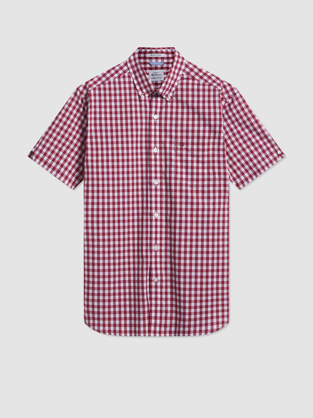 Camasa Ben Sherman Short Sleeve House Poplin Gingham Visinii | 781-GJESMP