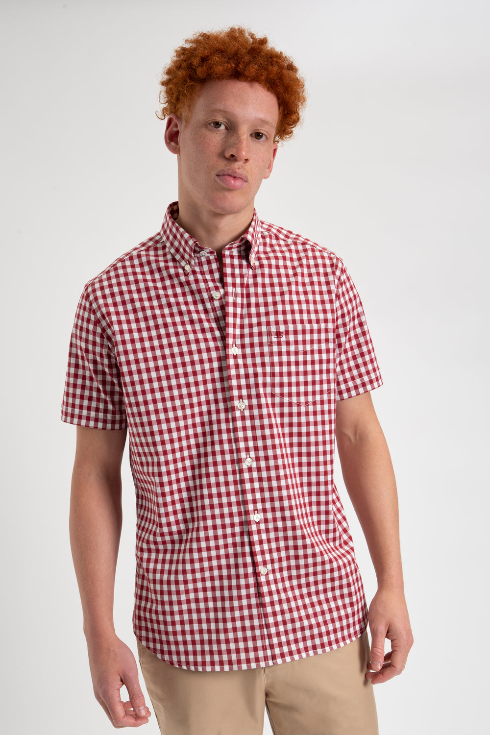 Camasa Ben Sherman Short Sleeve House Poplin Gingham Visinii | 781-GJESMP