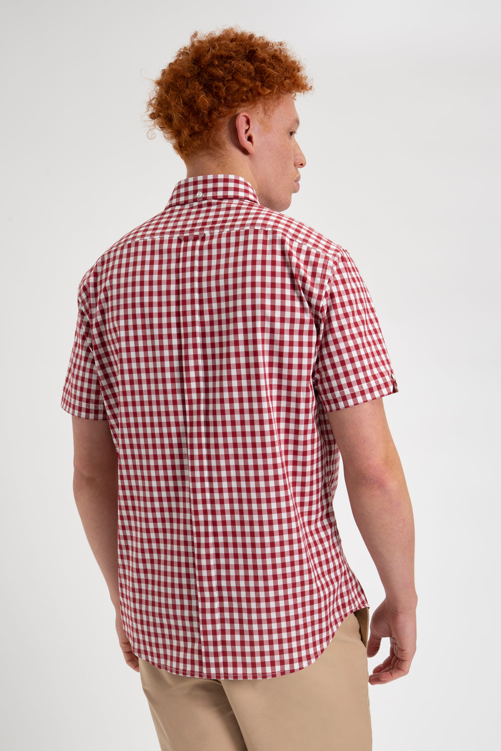 Camasa Ben Sherman Short Sleeve House Poplin Gingham Visinii | 781-GJESMP