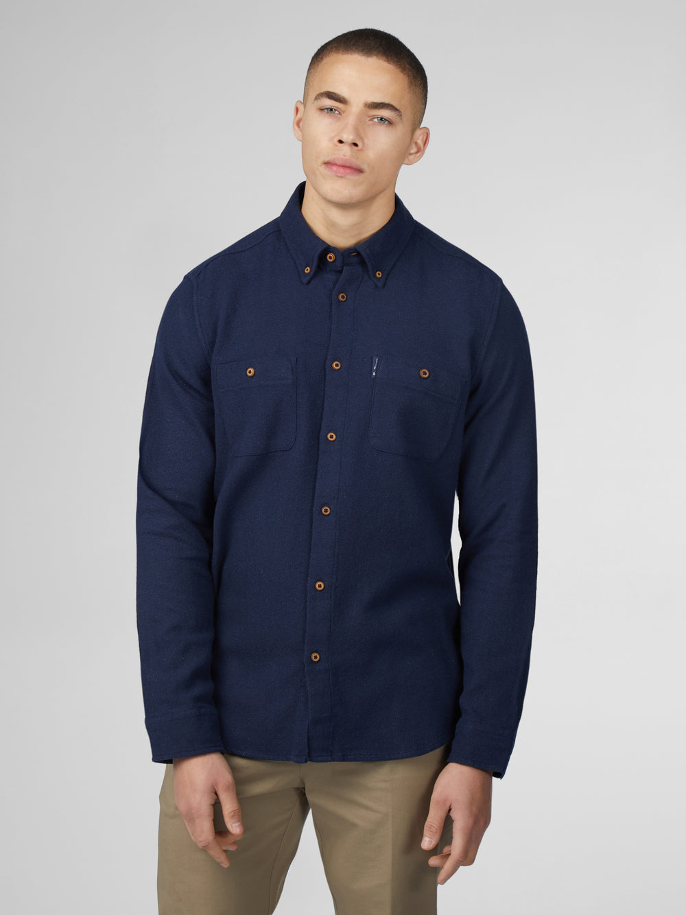 Camasa Ben Sherman Signature Boucle Bleumarin | 473-BPYJCA