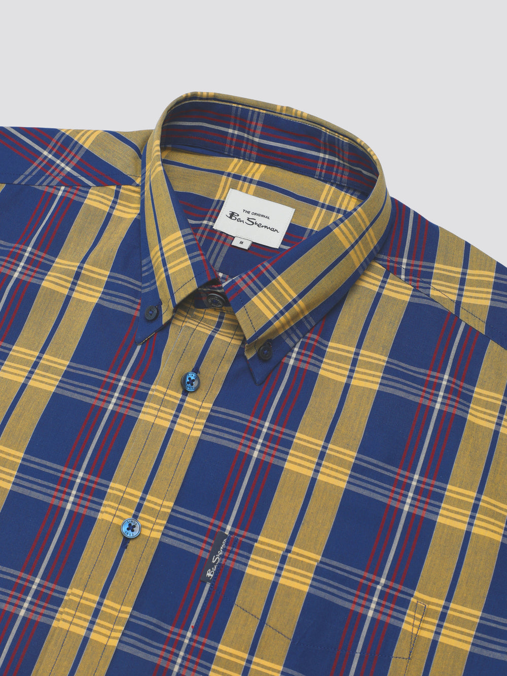 Camasa Ben Sherman Signature Irregular Check Albastri | 328-PNOUIH