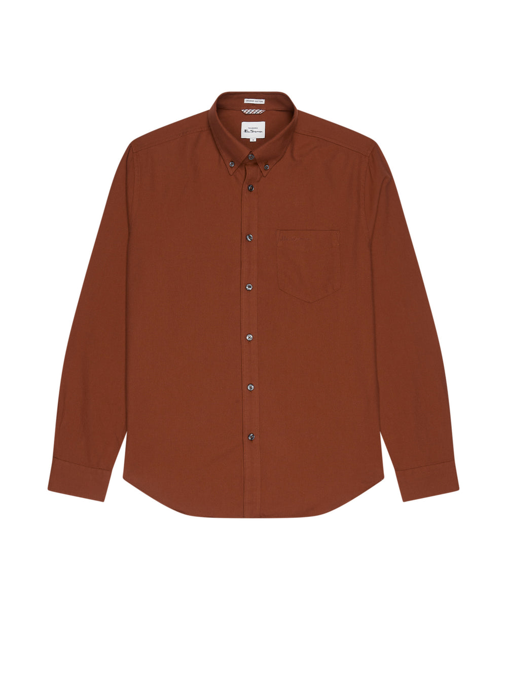 Camasa Ben Sherman Signature Long-Sleeve Oxford Portocalii | 039-QVHRGA