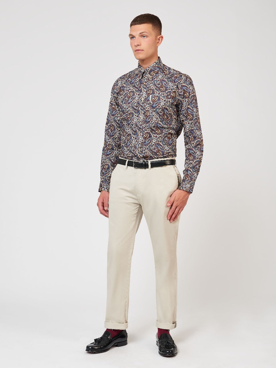 Camasa Ben Sherman Signature Paisley Colorati | 429-YEURSK