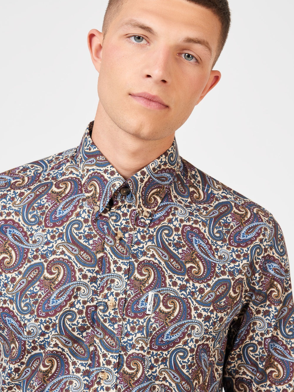 Camasa Ben Sherman Signature Paisley Colorati | 429-YEURSK