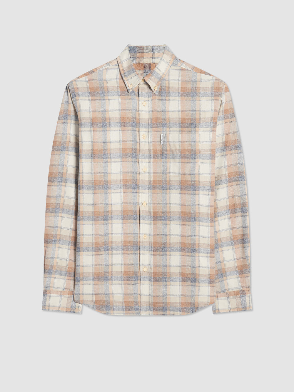 Camasa Ben Sherman Twisted Yarn Check Maro | 382-AECHZY