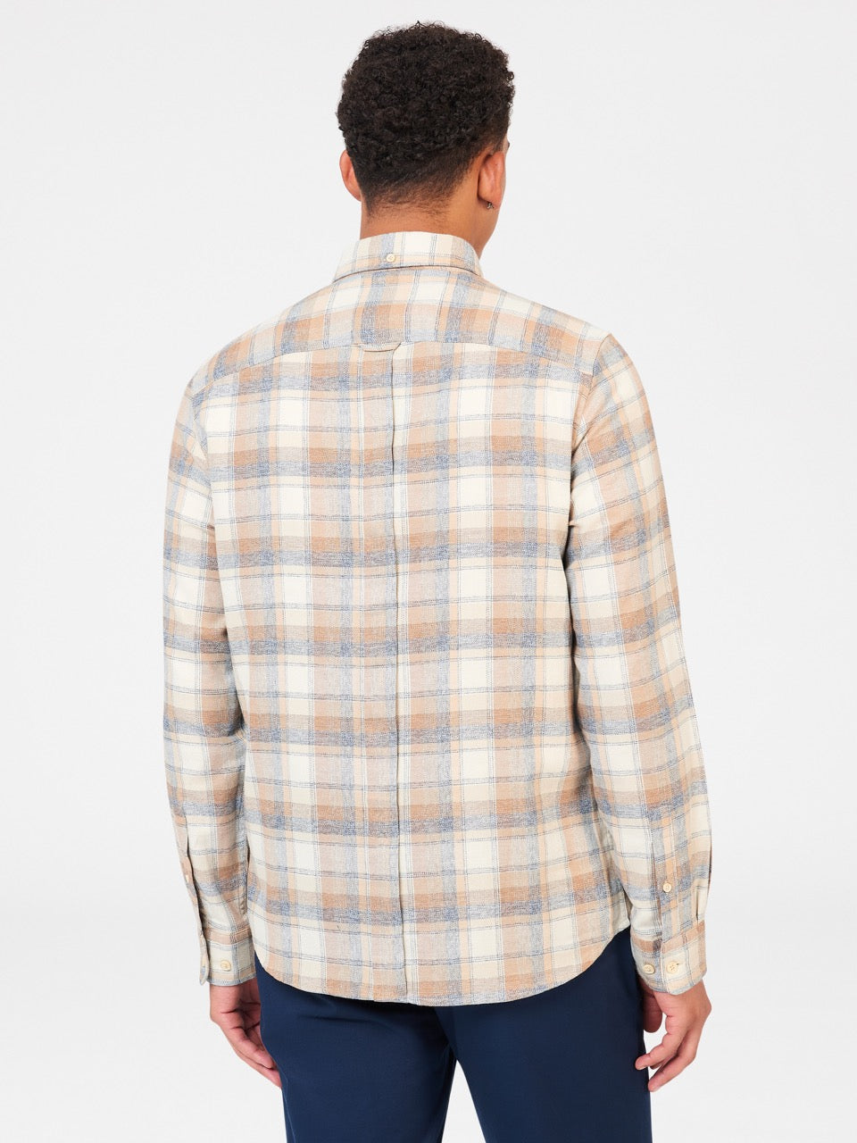 Camasa Ben Sherman Twisted Yarn Check Maro | 382-AECHZY