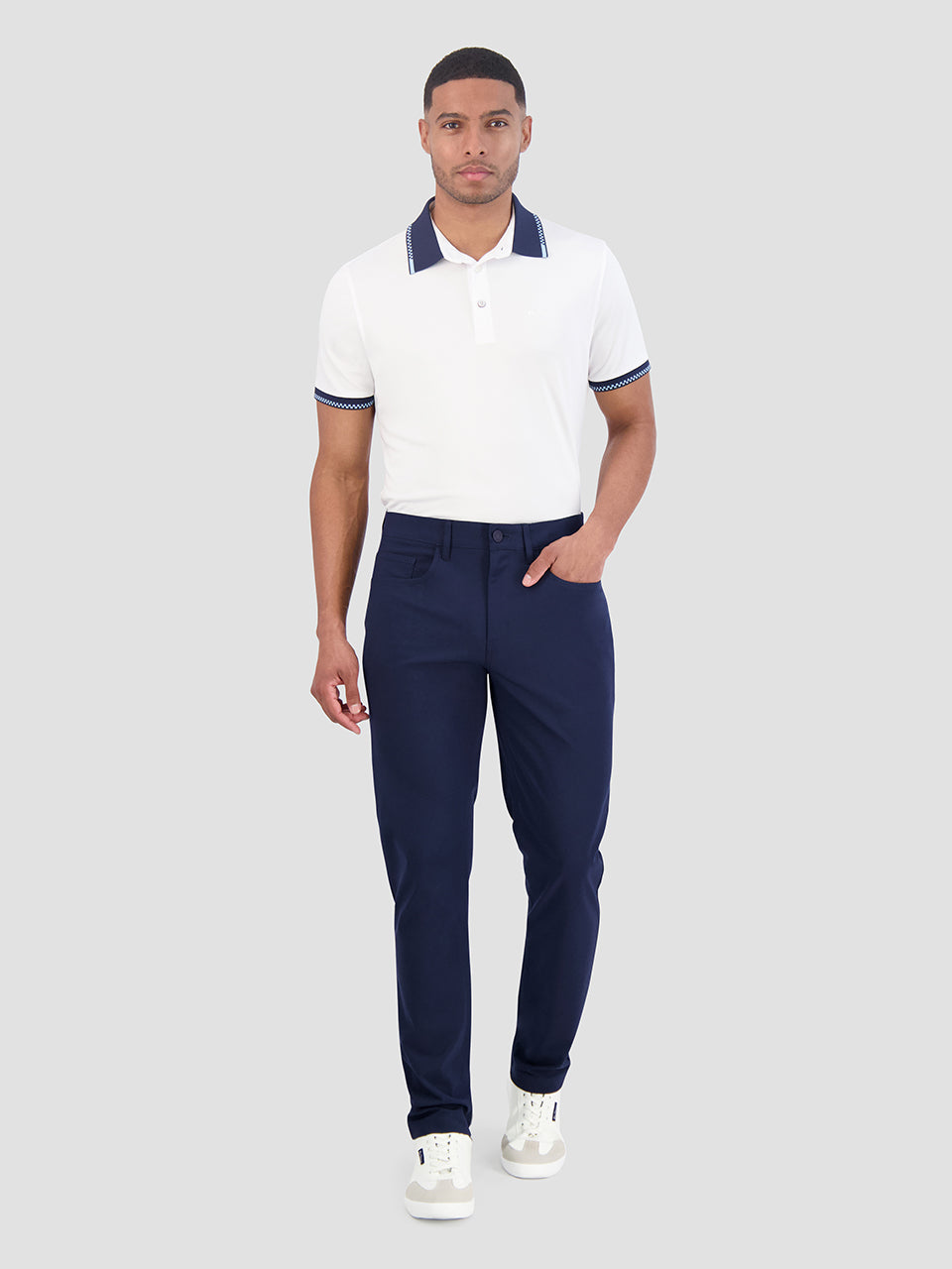 Pantaloni Ben Sherman 4Way Stretch Tech Long Bleumarin | 849-HBVKJG