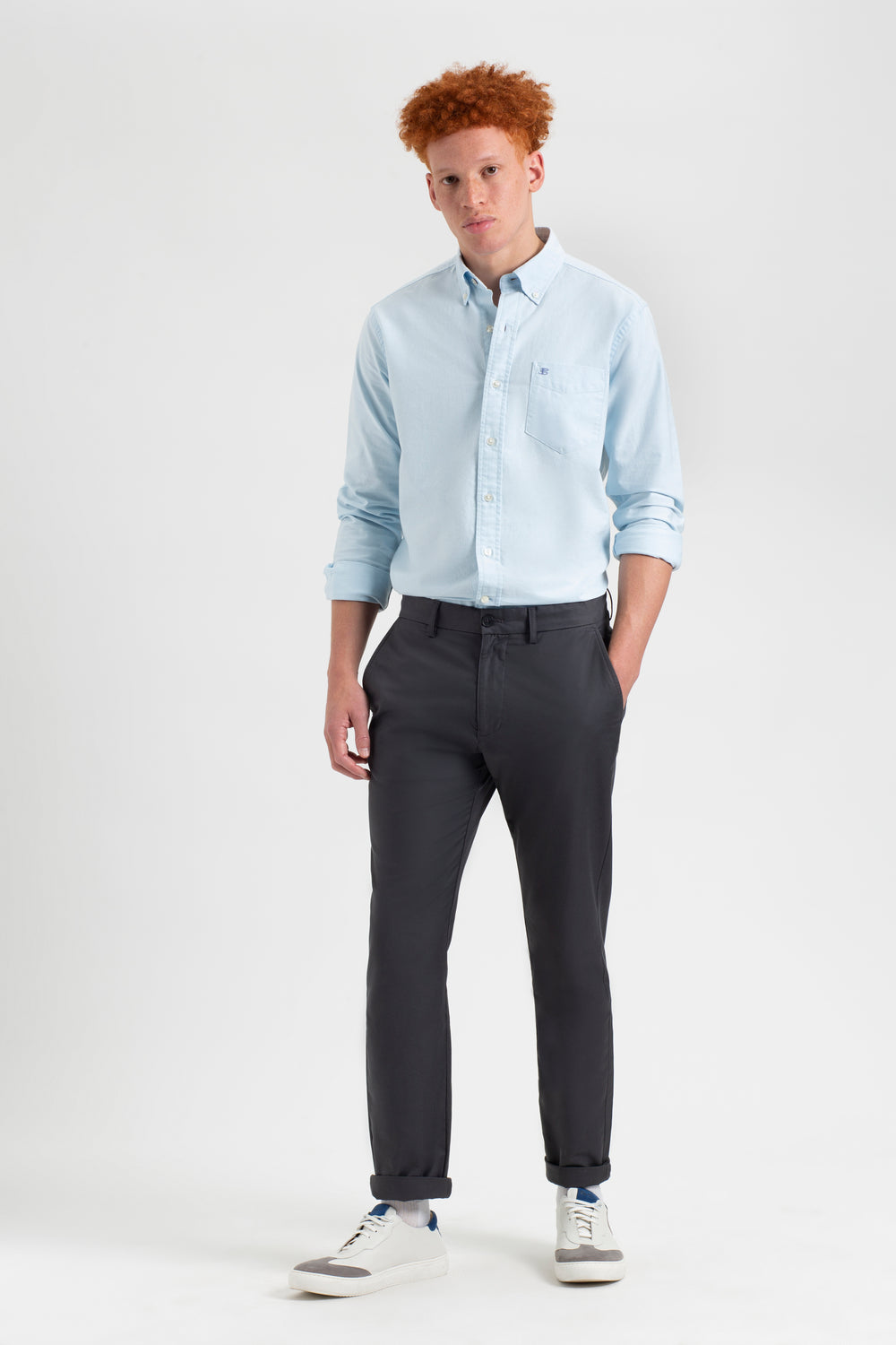 Pantaloni Ben Sherman Everyday Slim Fit Chino Gri | 290-KYQIEG