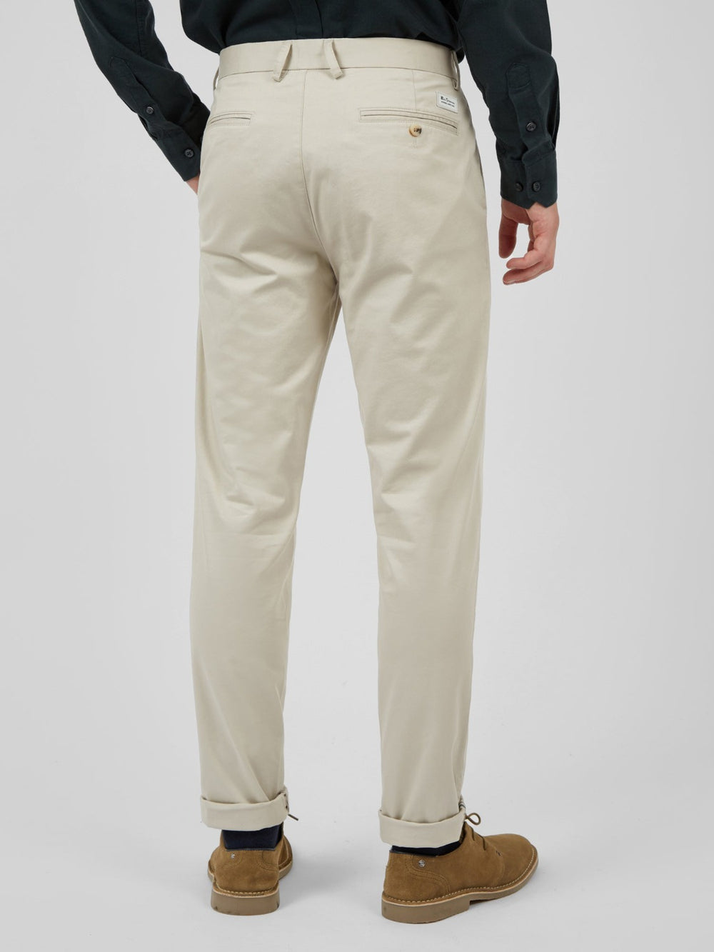 Pantaloni Ben Sherman Signature Skinny Stretch Chino Albi | 642-CWJVHL