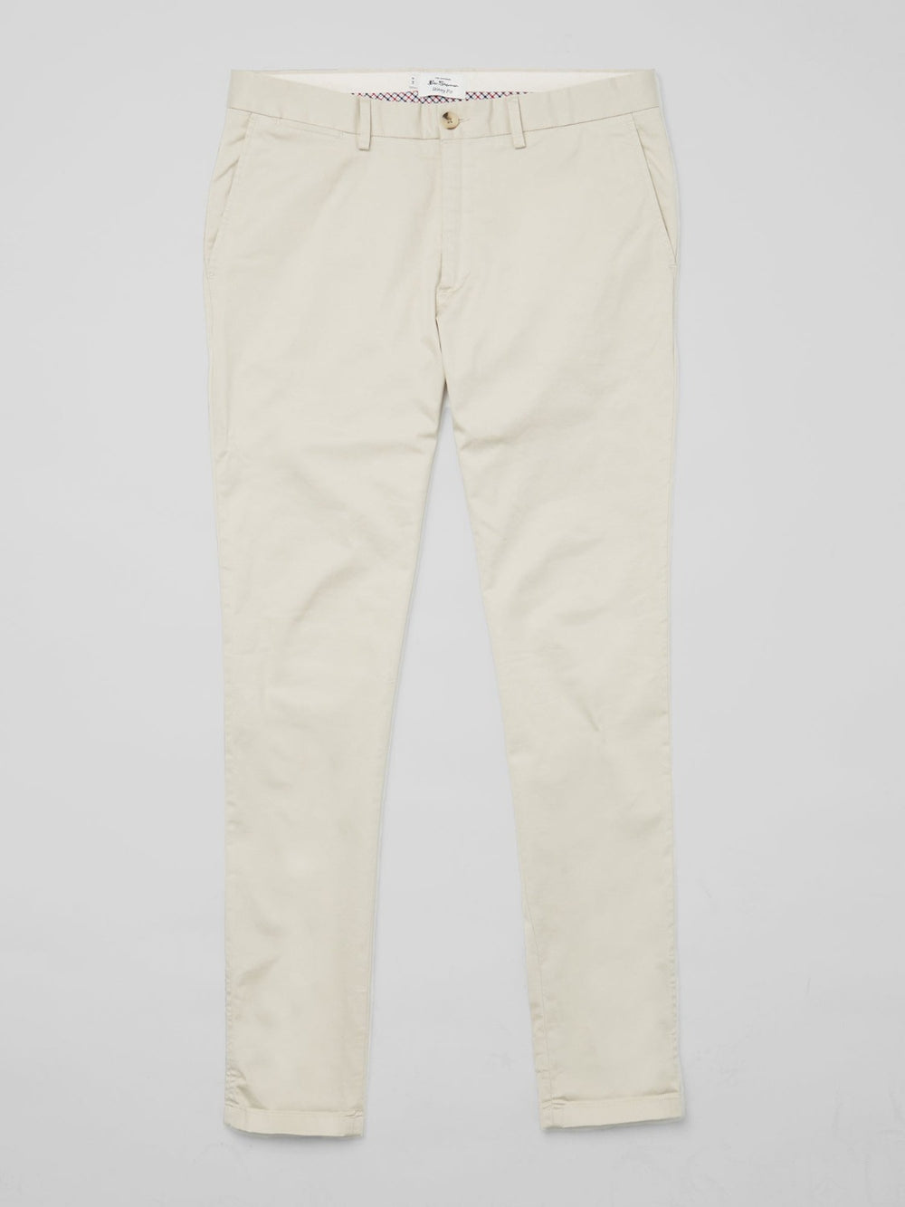 Pantaloni Ben Sherman Signature Skinny Stretch Chino Albi | 642-CWJVHL