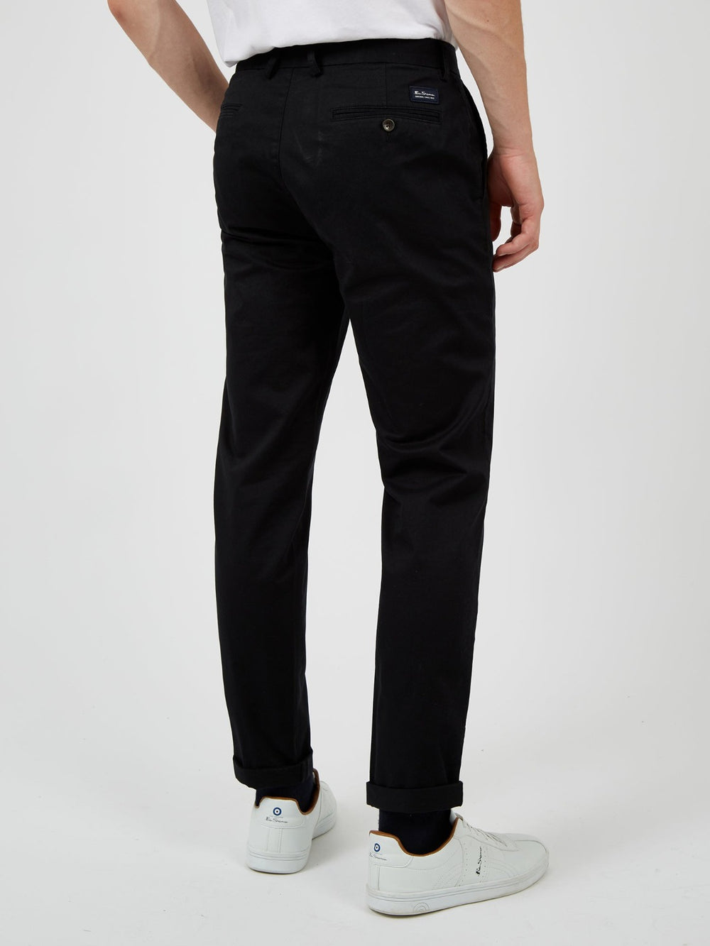 Pantaloni Ben Sherman Signature Slim Stretch Chino Negrii | 458-XFIJLV