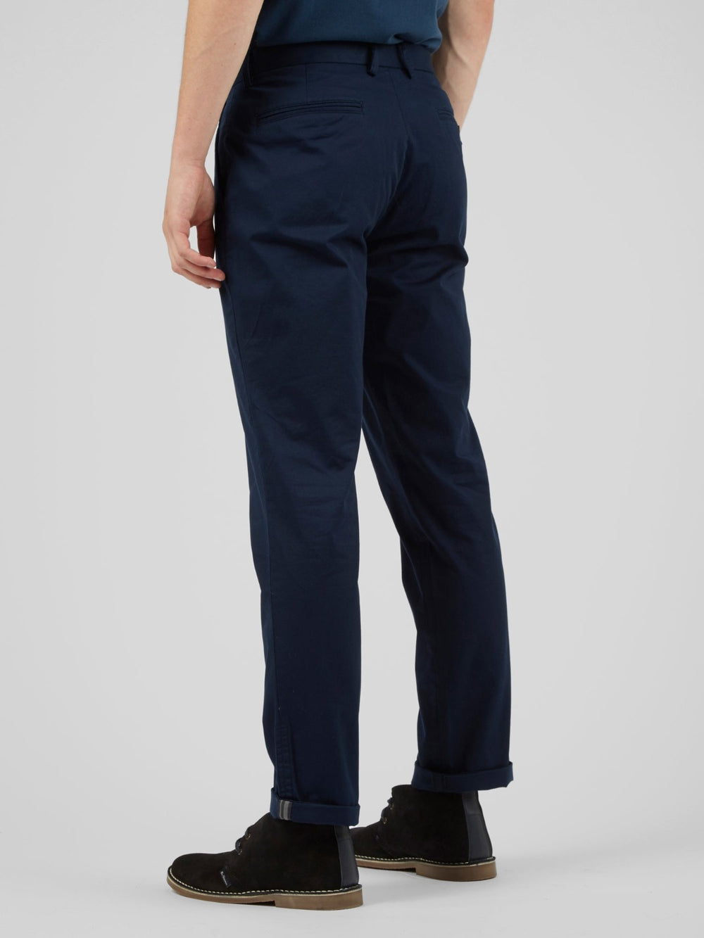 Pantaloni Ben Sherman Signature Slim Stretch Chino Bleumarin | 354-PNMGBW