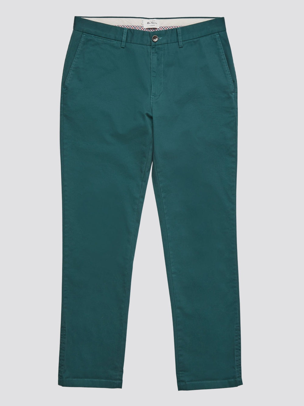 Pantaloni Ben Sherman Signature Slim Stretch Chino Verzi | 687-NEIXDW