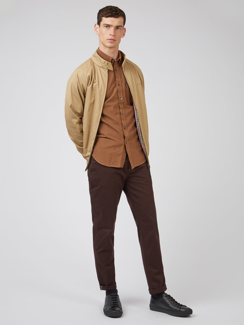 Pantaloni Ben Sherman Signature Slim Stretch Chino Rosii | 530-XKJNOU