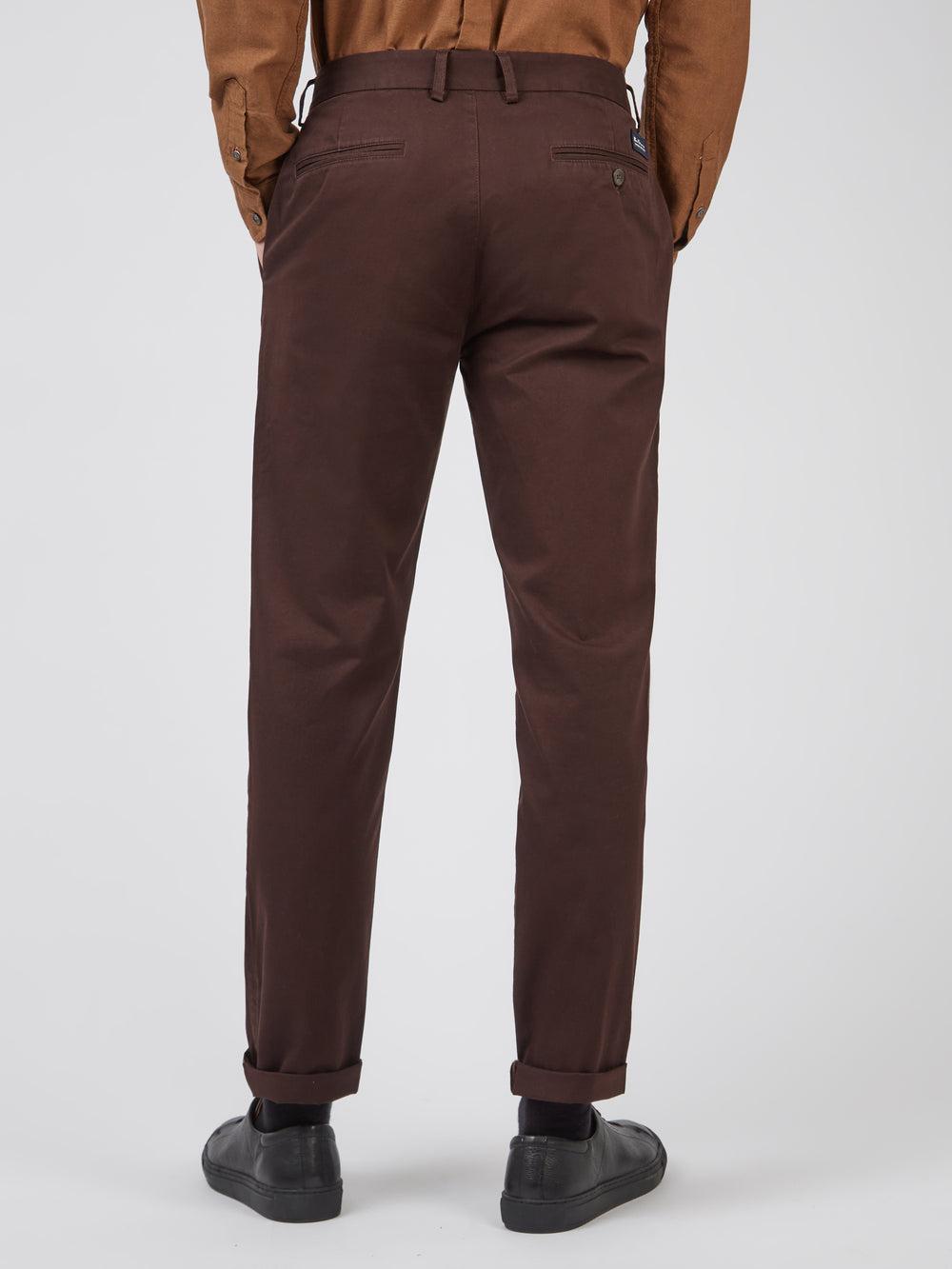 Pantaloni Ben Sherman Signature Slim Stretch Chino Rosii | 530-XKJNOU