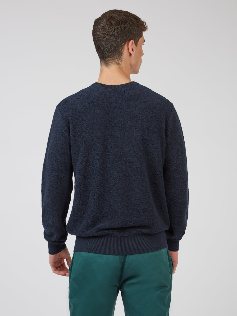 Tricotaje Ben Sherman B by Ben Sherman Crewneck Bleumarin | 428-XFQLAJ