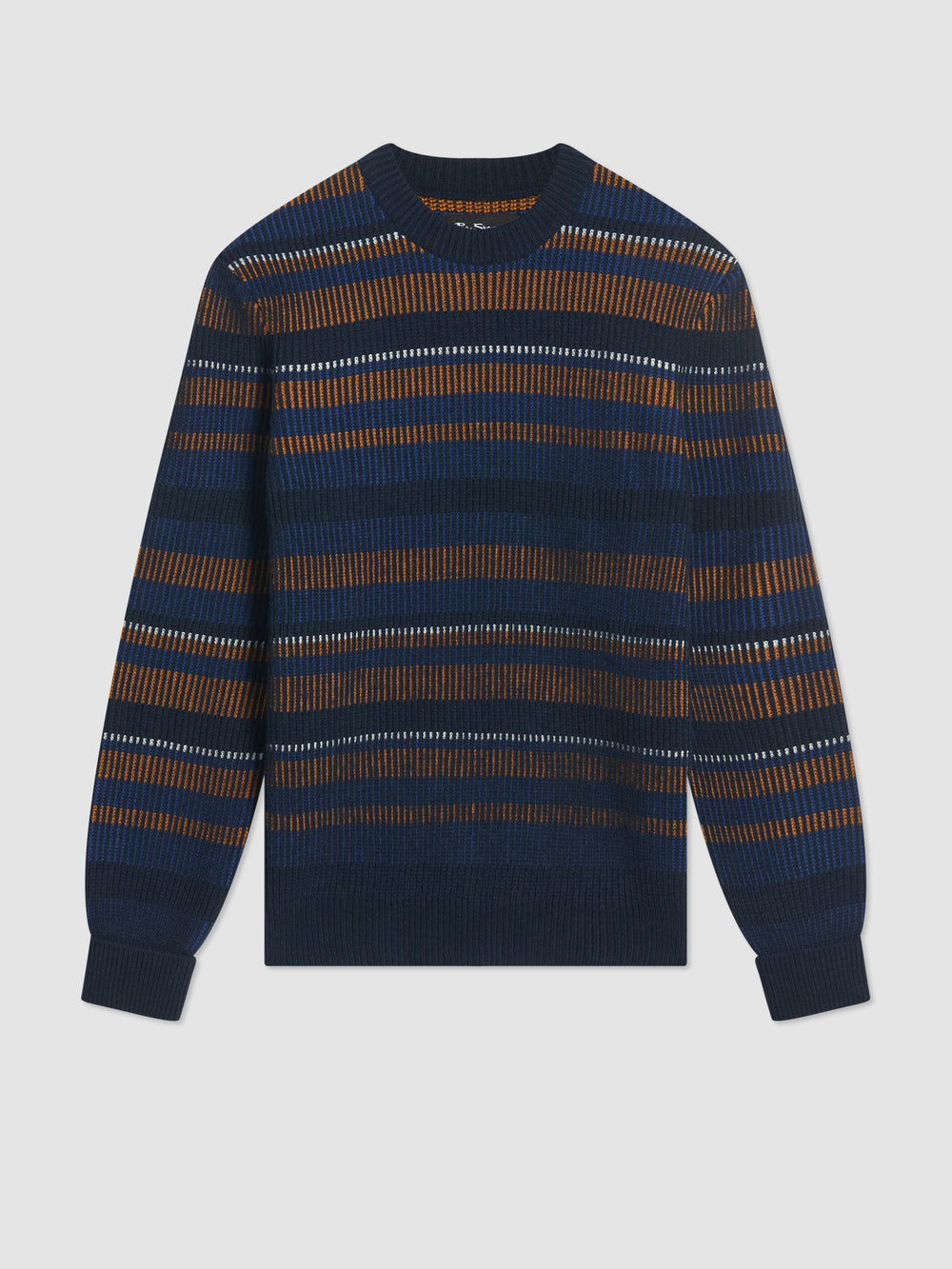 Tricotaje Ben Sherman B by Ben Sherman Stripe Bleumarin | 814-GIDSQN