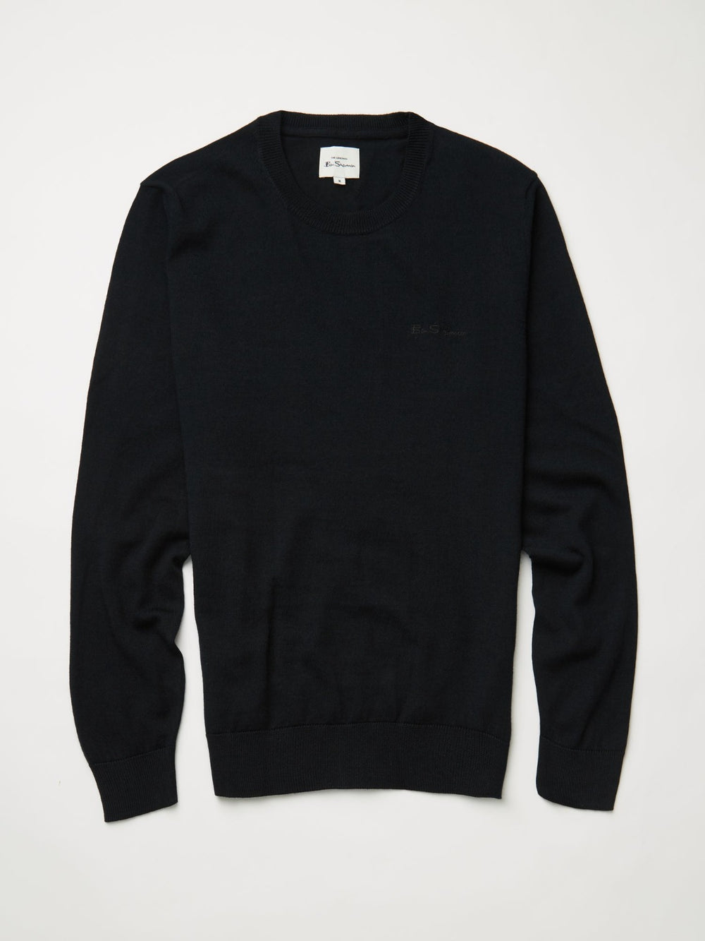 Tricotaje Ben Sherman Signature Crewneck Negrii | 521-MULVCO