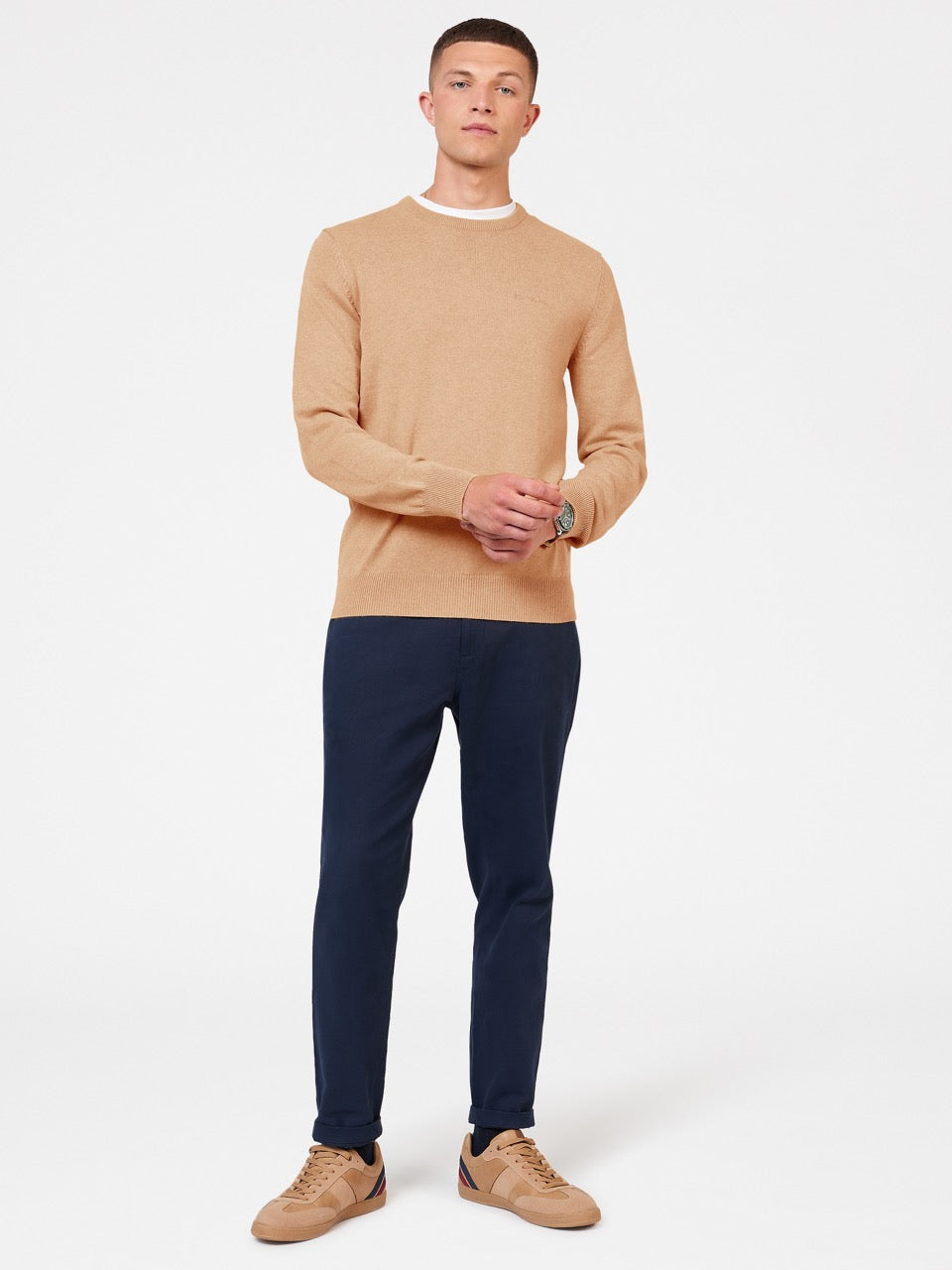 Tricotaje Ben Sherman Signature Crewneck Gri | 280-QXVEYC