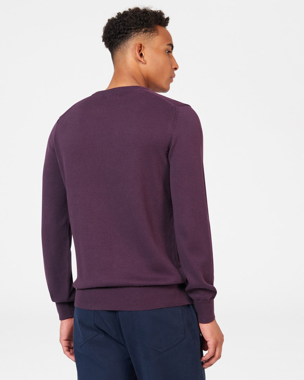 Tricotaje Ben Sherman Signature Crewneck Violet | 568-ALXTDW