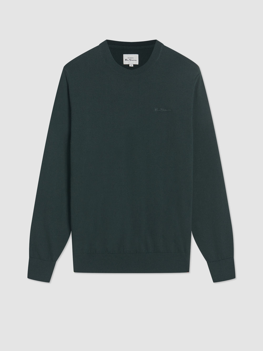 Tricotaje Ben Sherman Signature Merino Crewneck Verzi Inchis | 684-HLVGSX