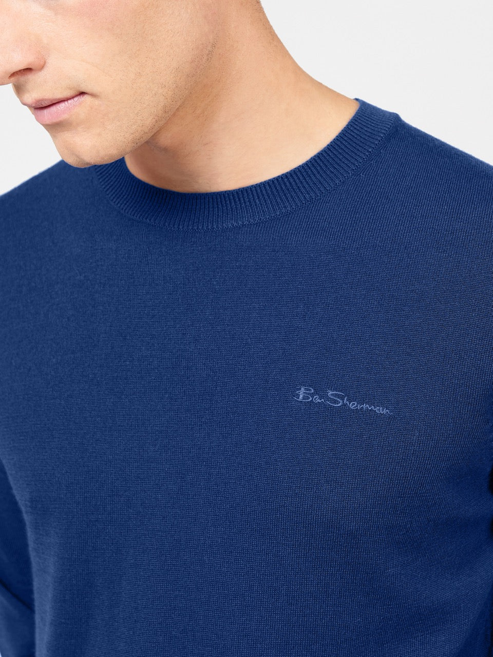 Tricotaje Ben Sherman Signature Merino Crewneck Albastri | 280-WIFSVM