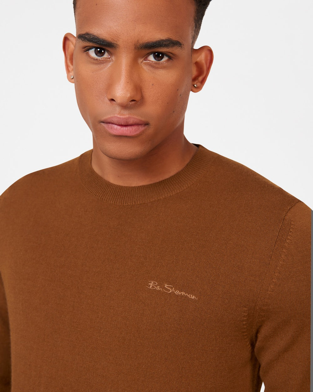 Tricotaje Ben Sherman Signature Merino Crewneck Maro | 154-EUJCTD