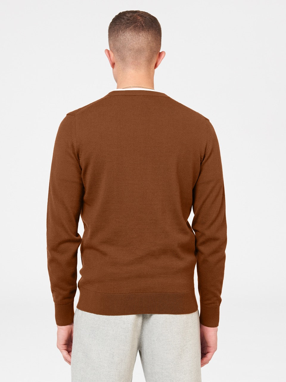 Tricotaje Ben Sherman Signature Merino Crewneck Maro | 154-EUJCTD