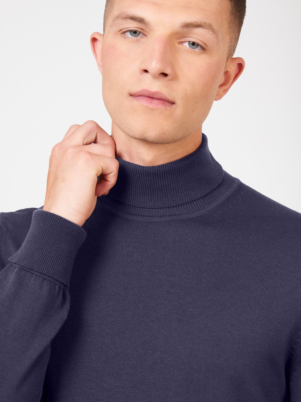 Tricotaje Ben Sherman Signature Roll Neck Violet | 261-GVIHNO