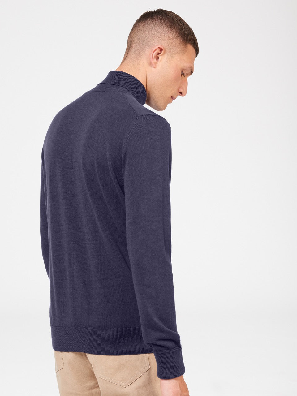 Tricotaje Ben Sherman Signature Roll Neck Violet | 261-GVIHNO