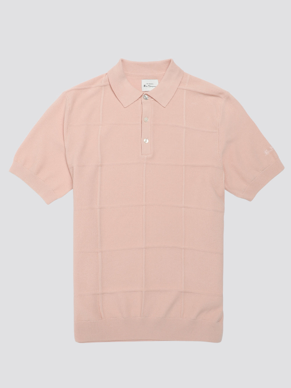 Tricotaje Ben Sherman Signature Textured Polo Roz | 748-XWGMUV